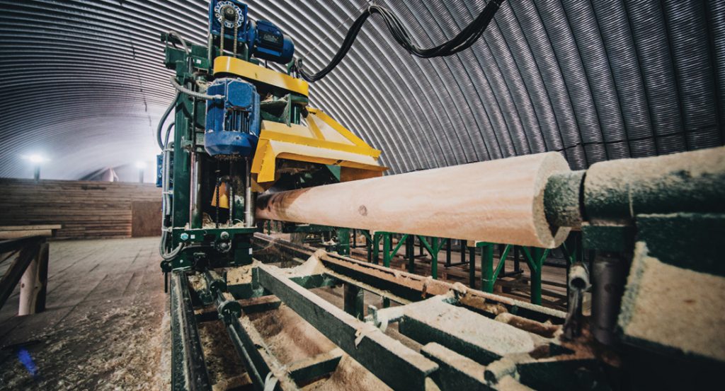 Sawmill specialists admire reliability of Lovejoy QuickFlex® couplings